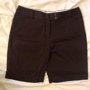 London Fit Brown Bermuda chino shorts